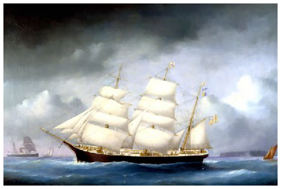 The barque John A. Harvie. M82.47.1