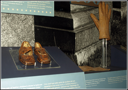 Titanic Exhibits Child shoes