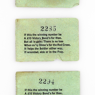 Vincent Coleman's raffle tickets