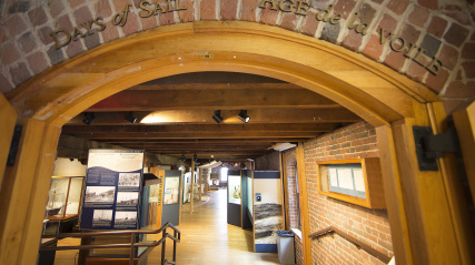 Entrance to the Days of Sail exhibit.